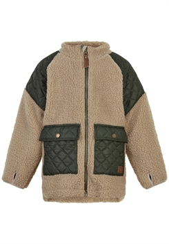 Mikk-Line Teddy Jacket (recycled) - Forest Night